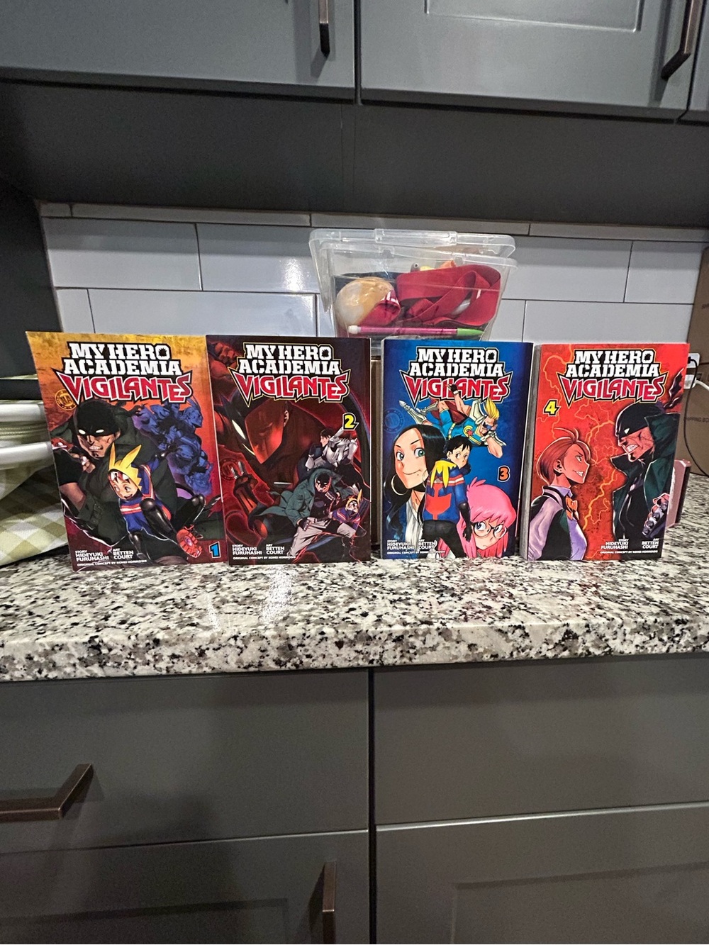 My Hero Academia: Vigilantes Graphic Novel Set - Red/Blue/Black/Purple Covers